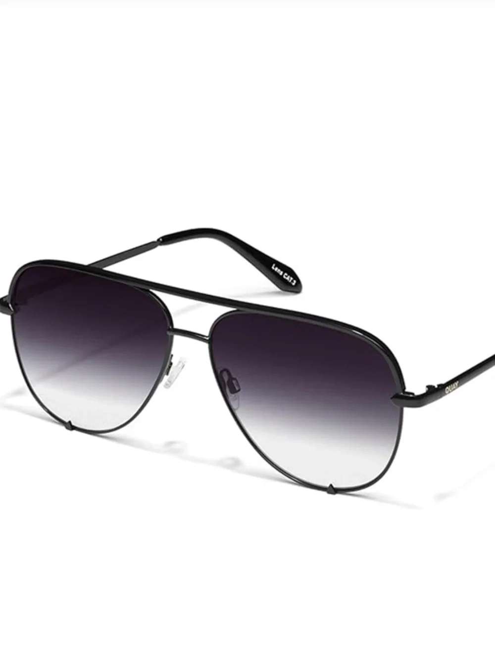 New QUAY High Key Polarized Aviator Sunglasses